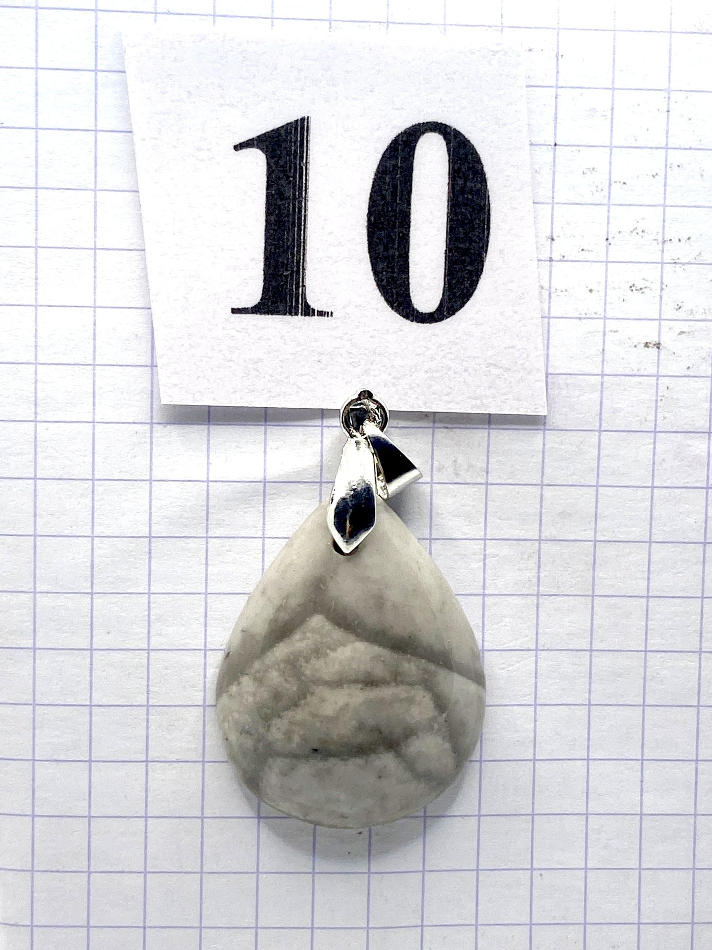 pendentif JASPE ECAILLE