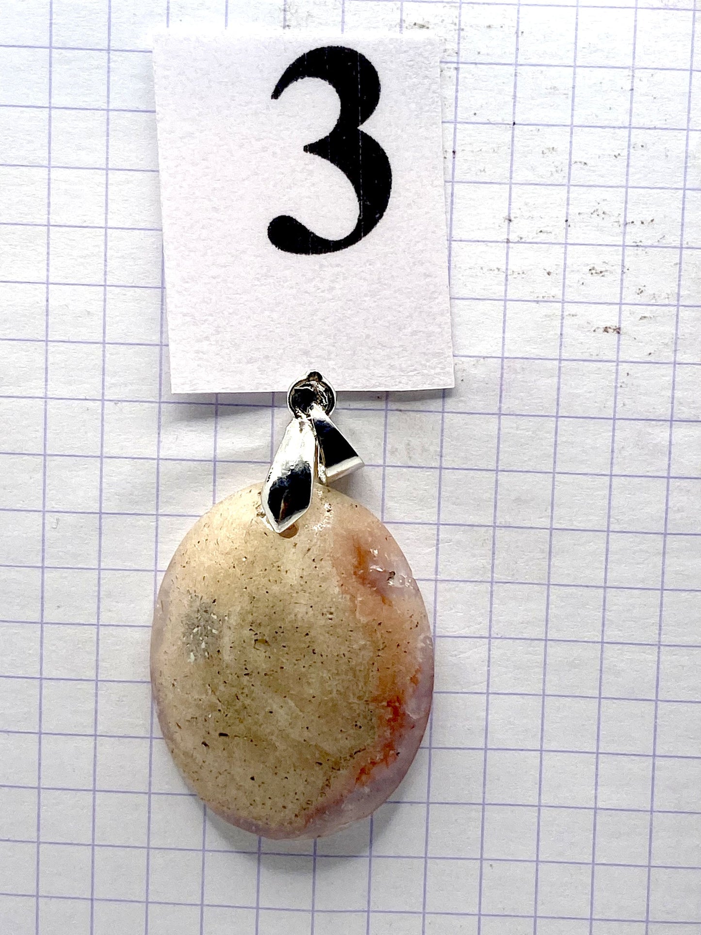 pendentif AGATE FLEUR