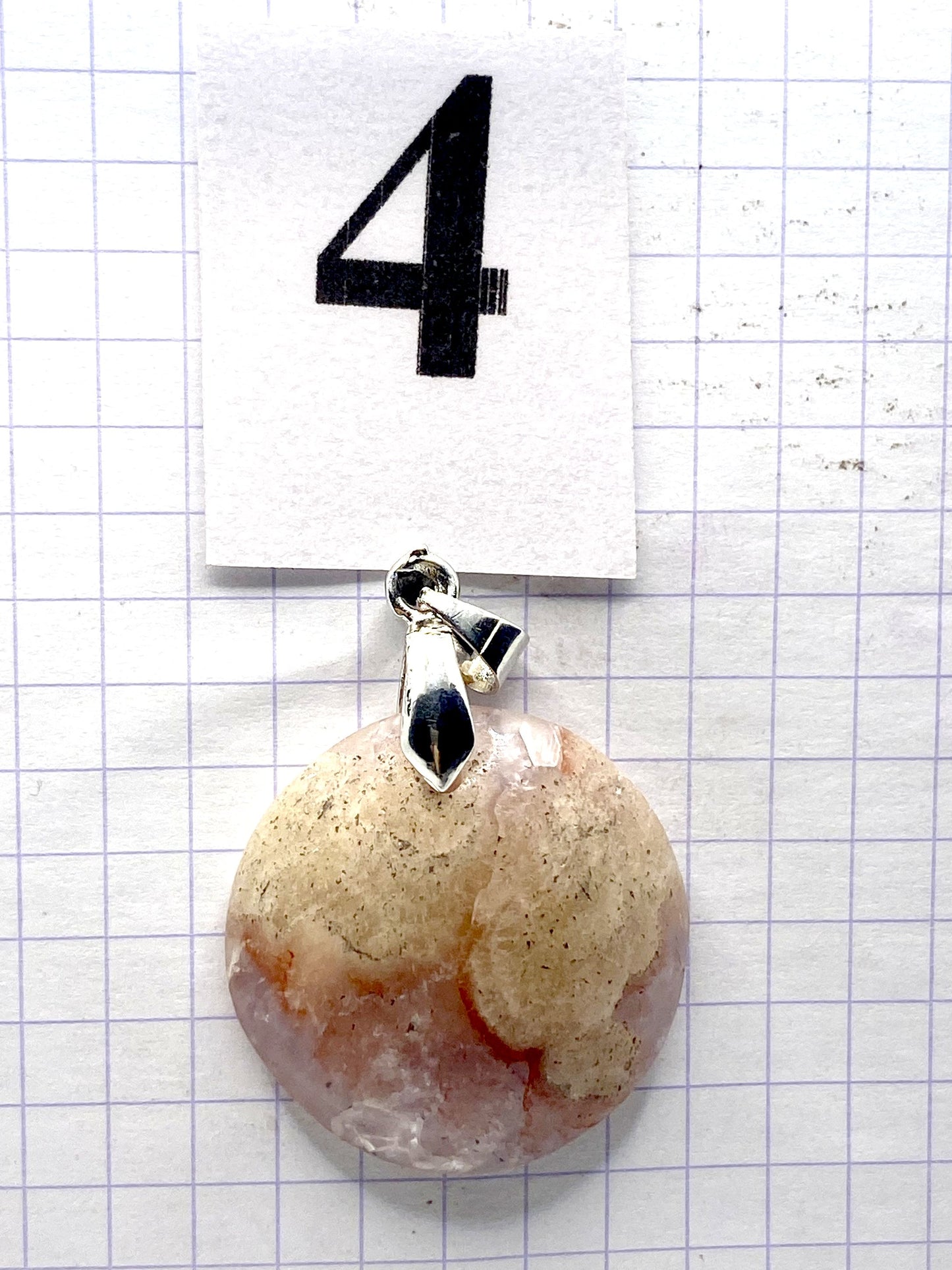 pendentif AGATE FLEUR