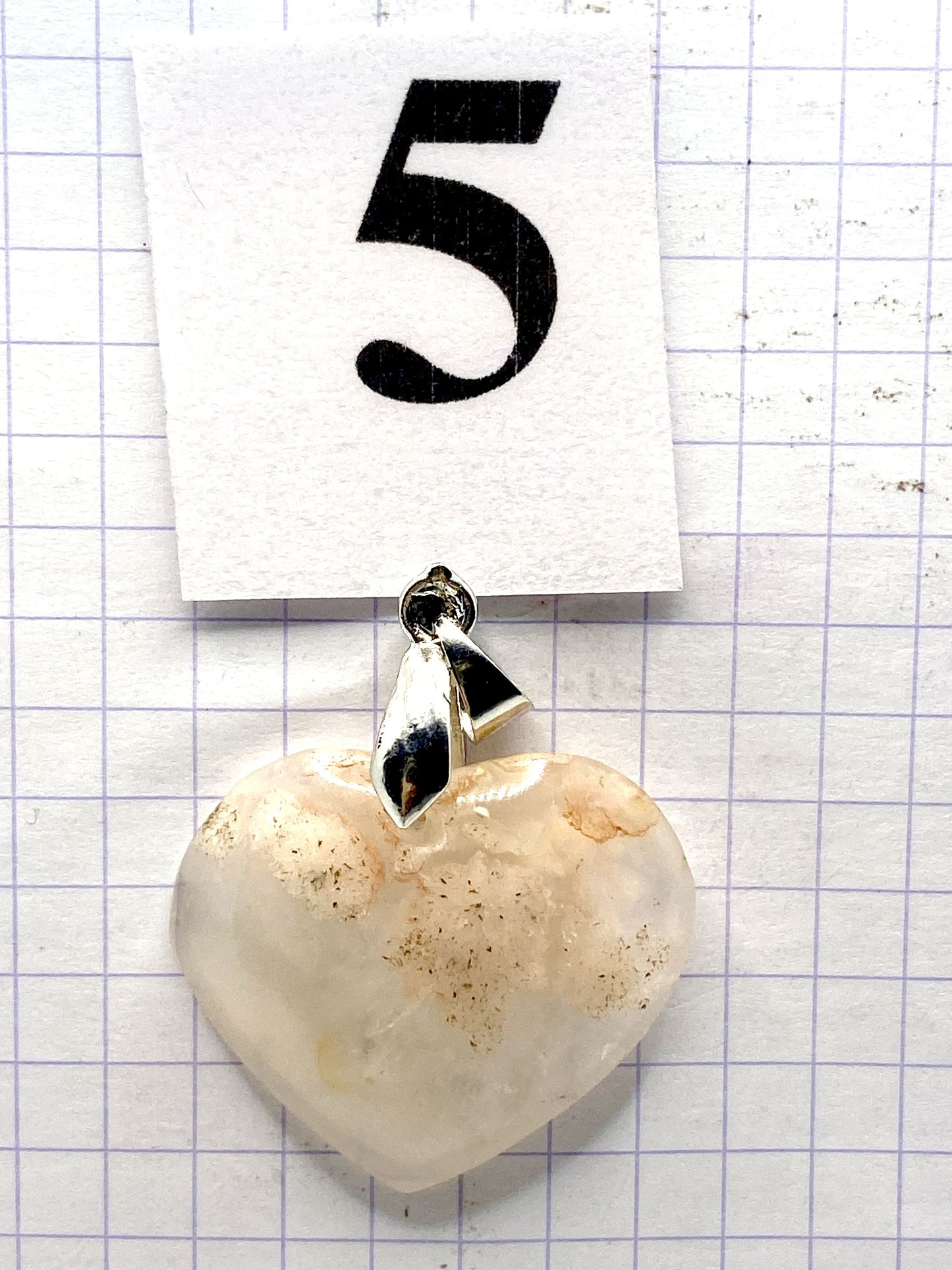 pendentif AGATE FLEUR