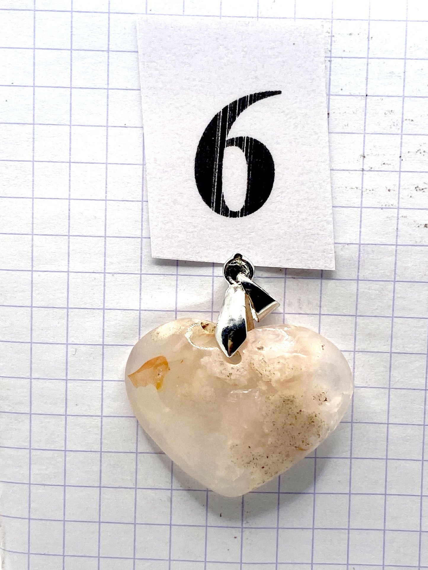 pendentif AGATE FLEUR
