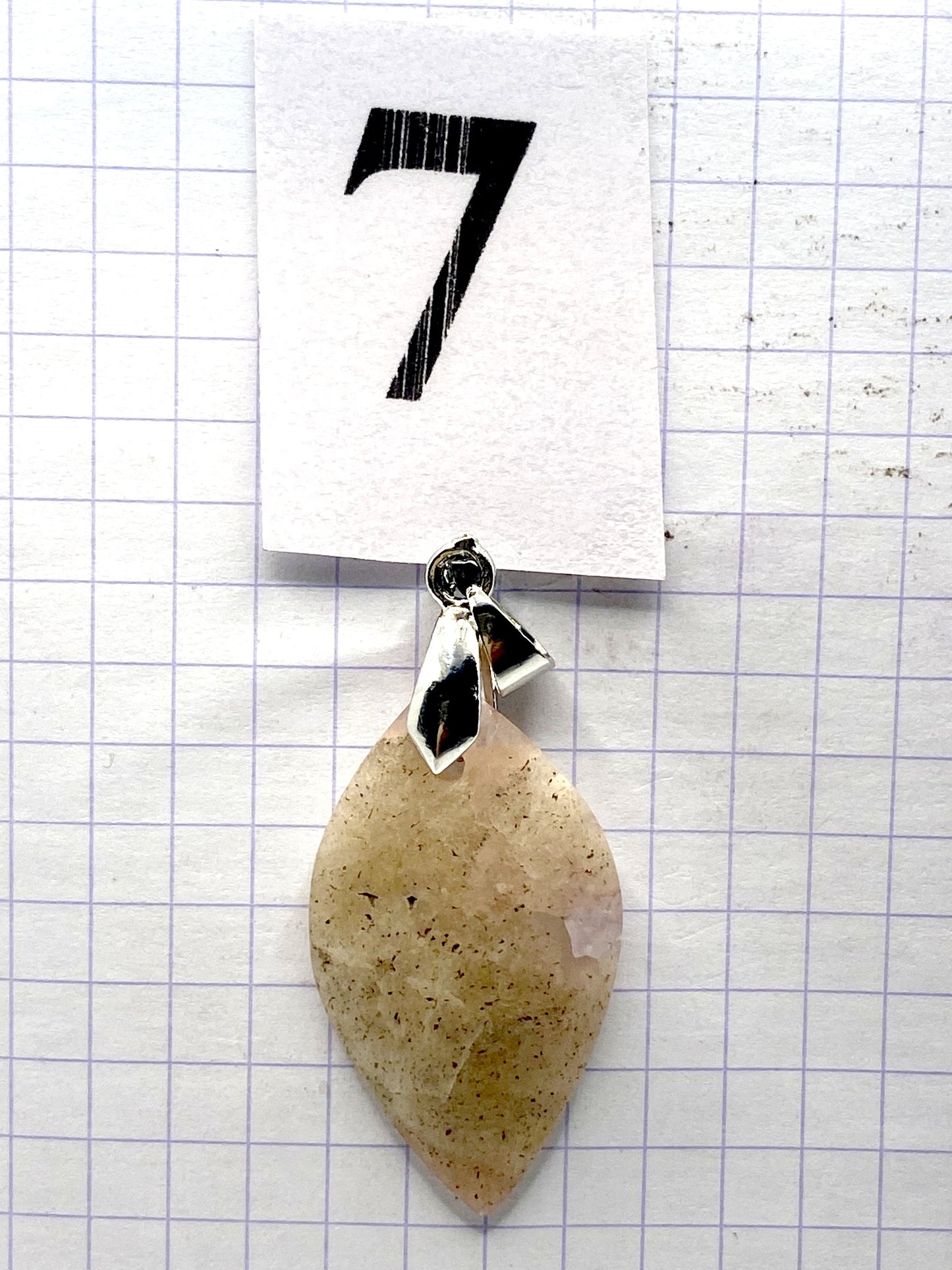 pendentif AGATE FLEUR