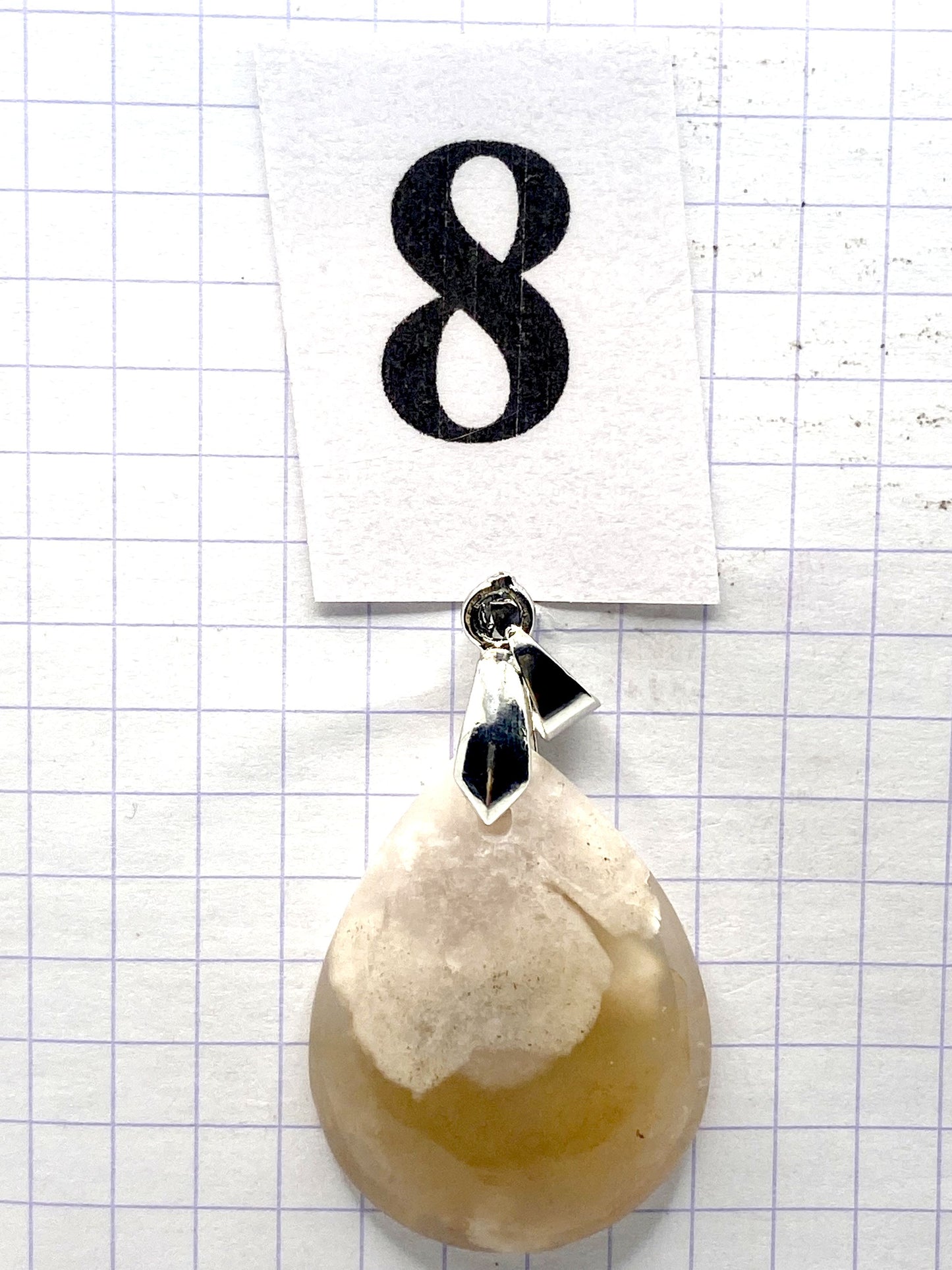 pendentif AGATE FLEUR