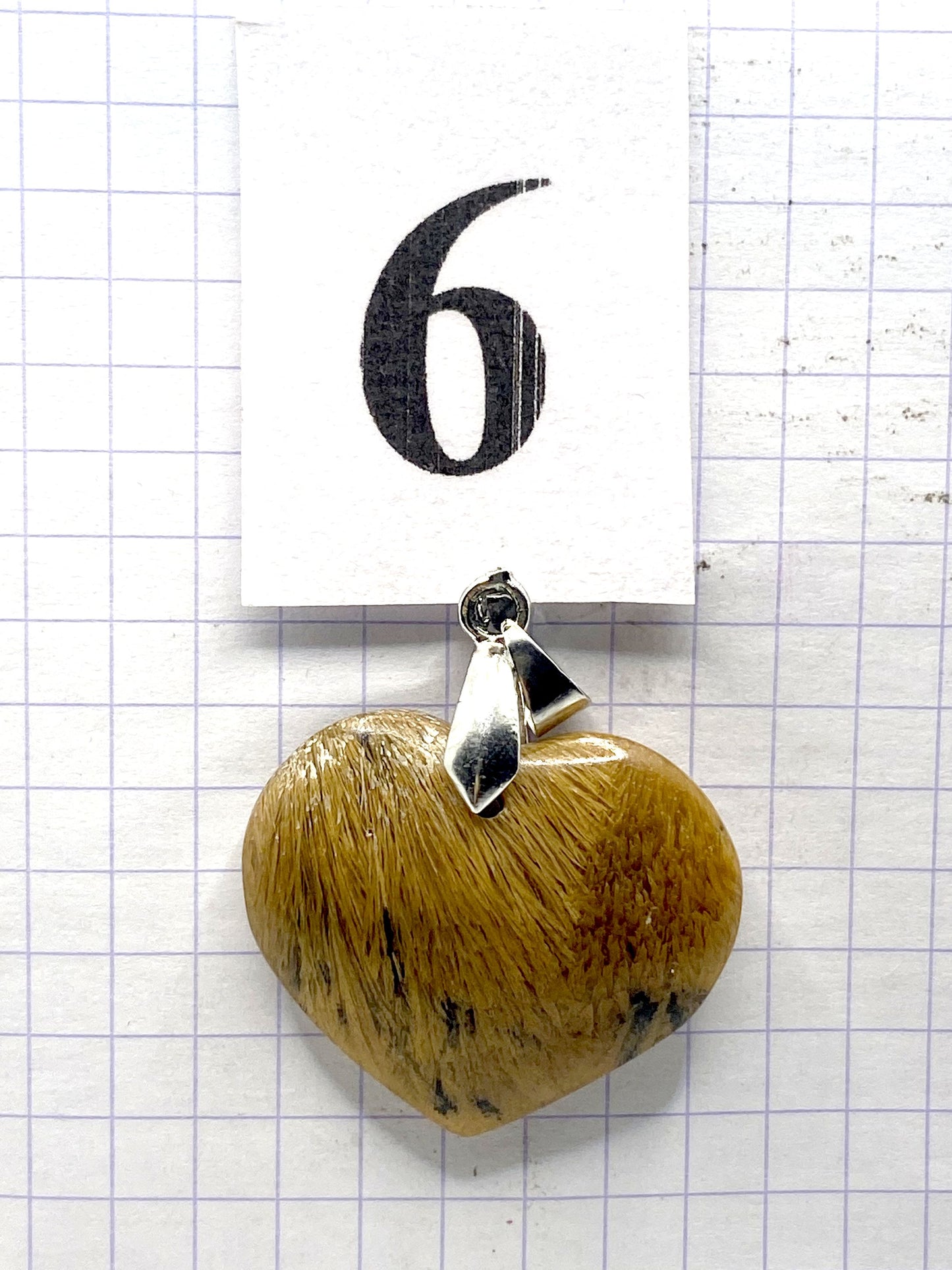 pendentif QUARTZ CHEVEUX