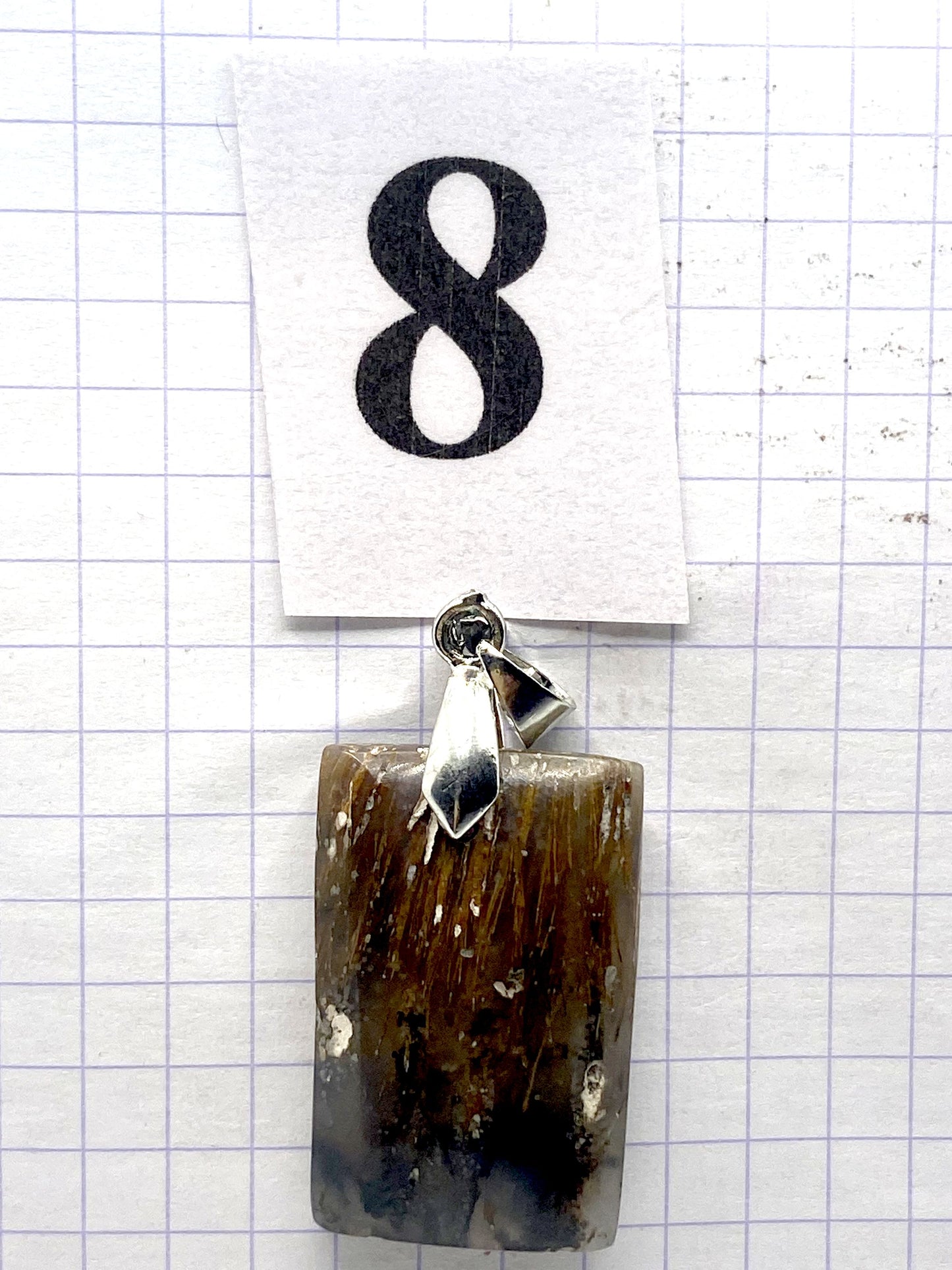 pendentif QUARTZ CHEVEUX