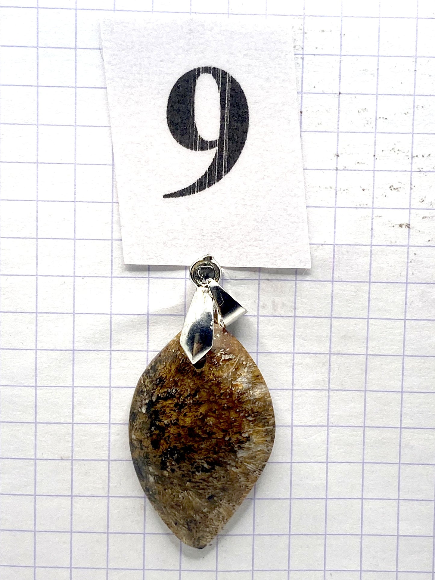 pendentif QUARTZ CHEVEUX