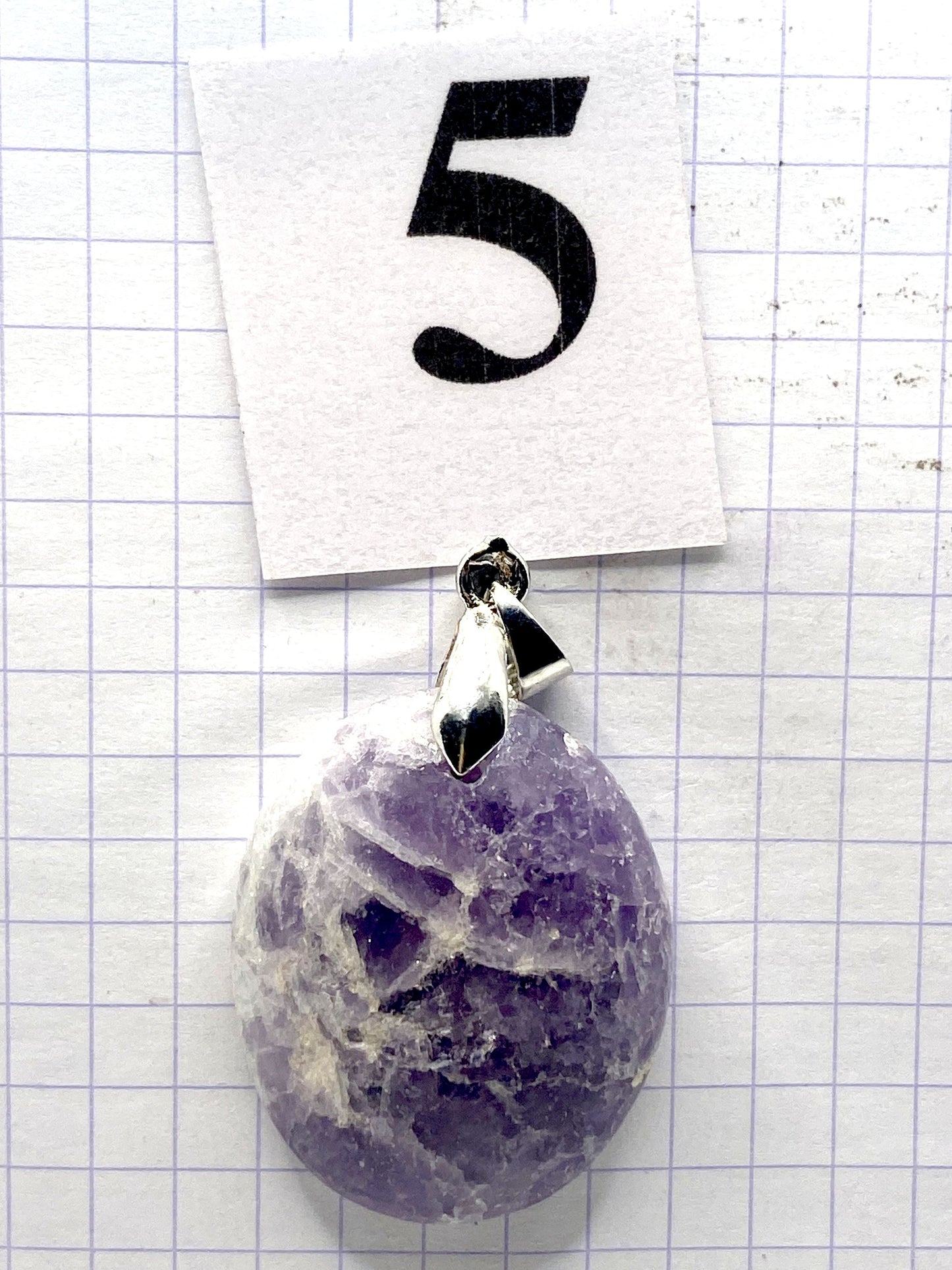 pendentif LEPIDOLITE