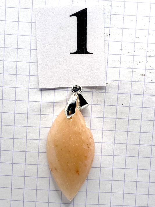 pendentif MARBRE ROSE