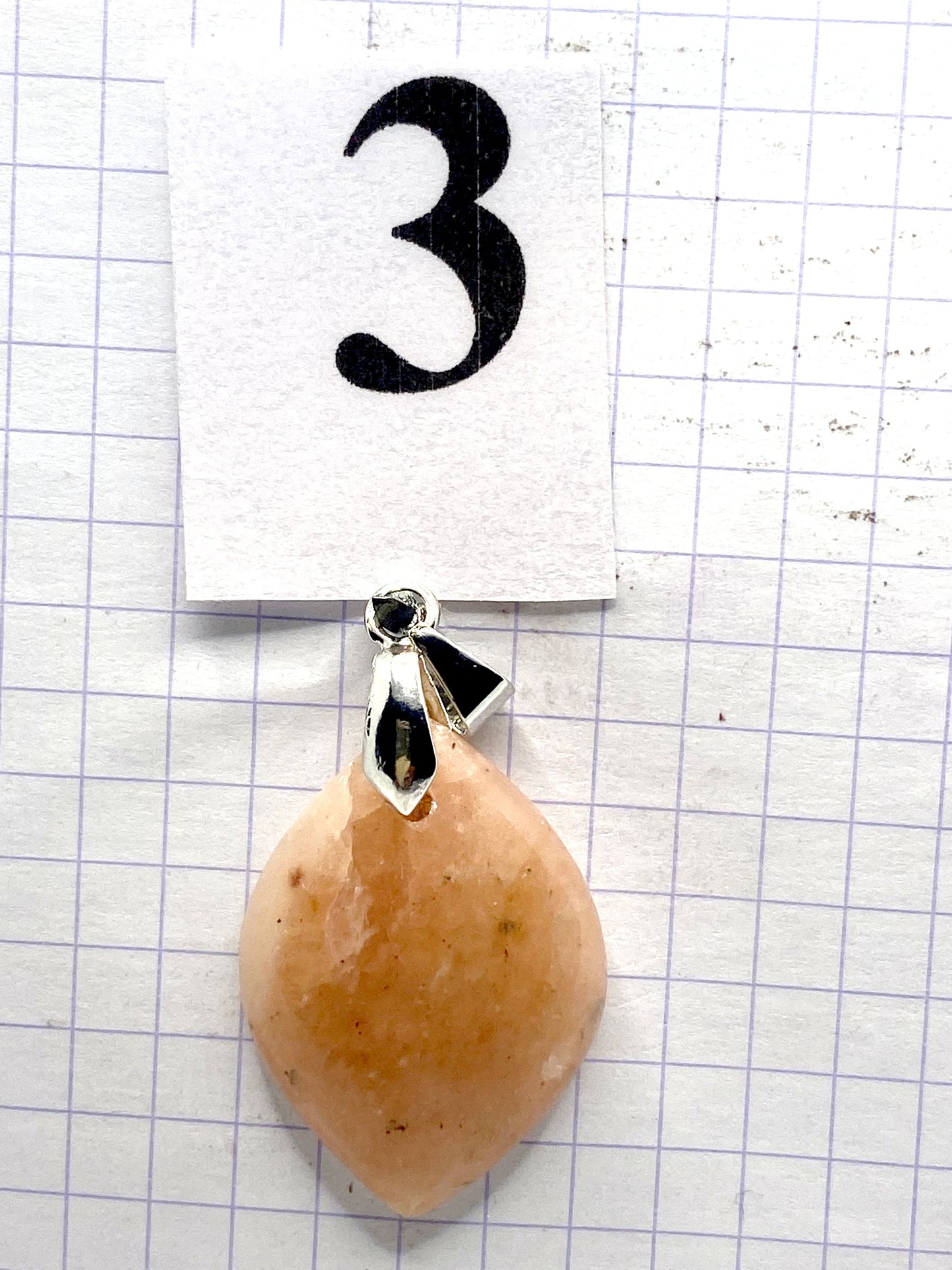 pendentif MARBRE ROSE