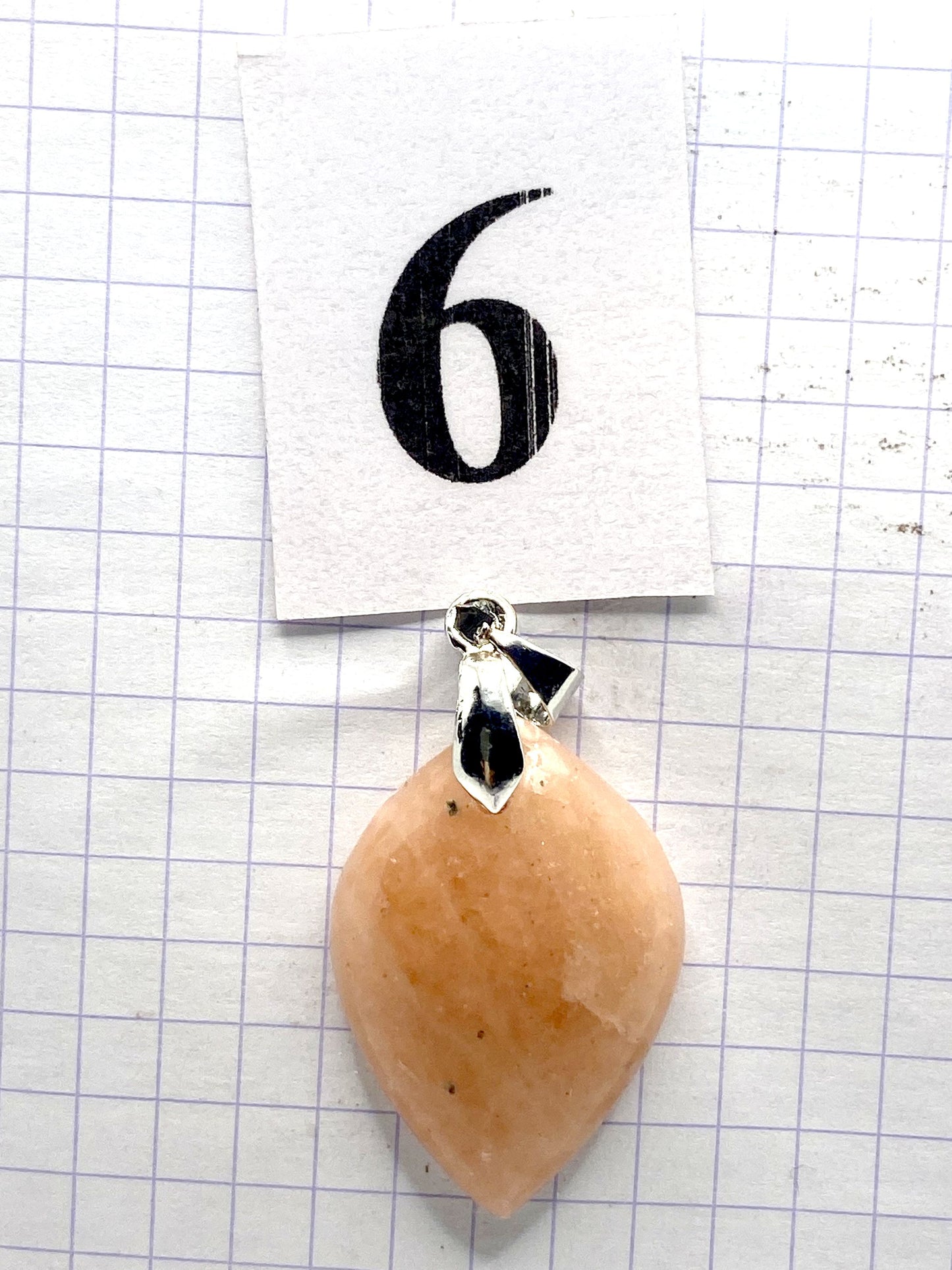 pendentif MARBRE ROSE