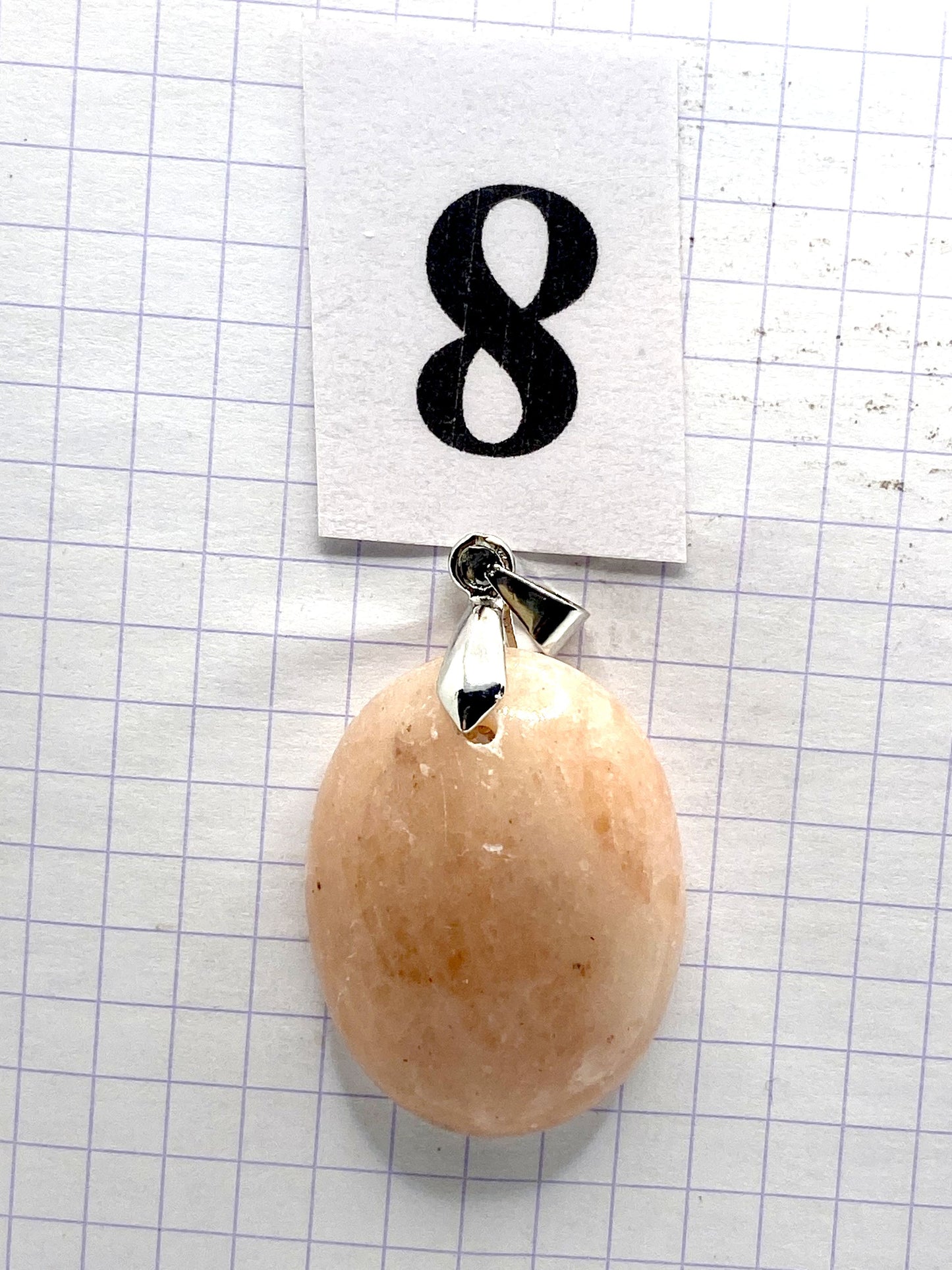 pendentif MARBRE ROSE