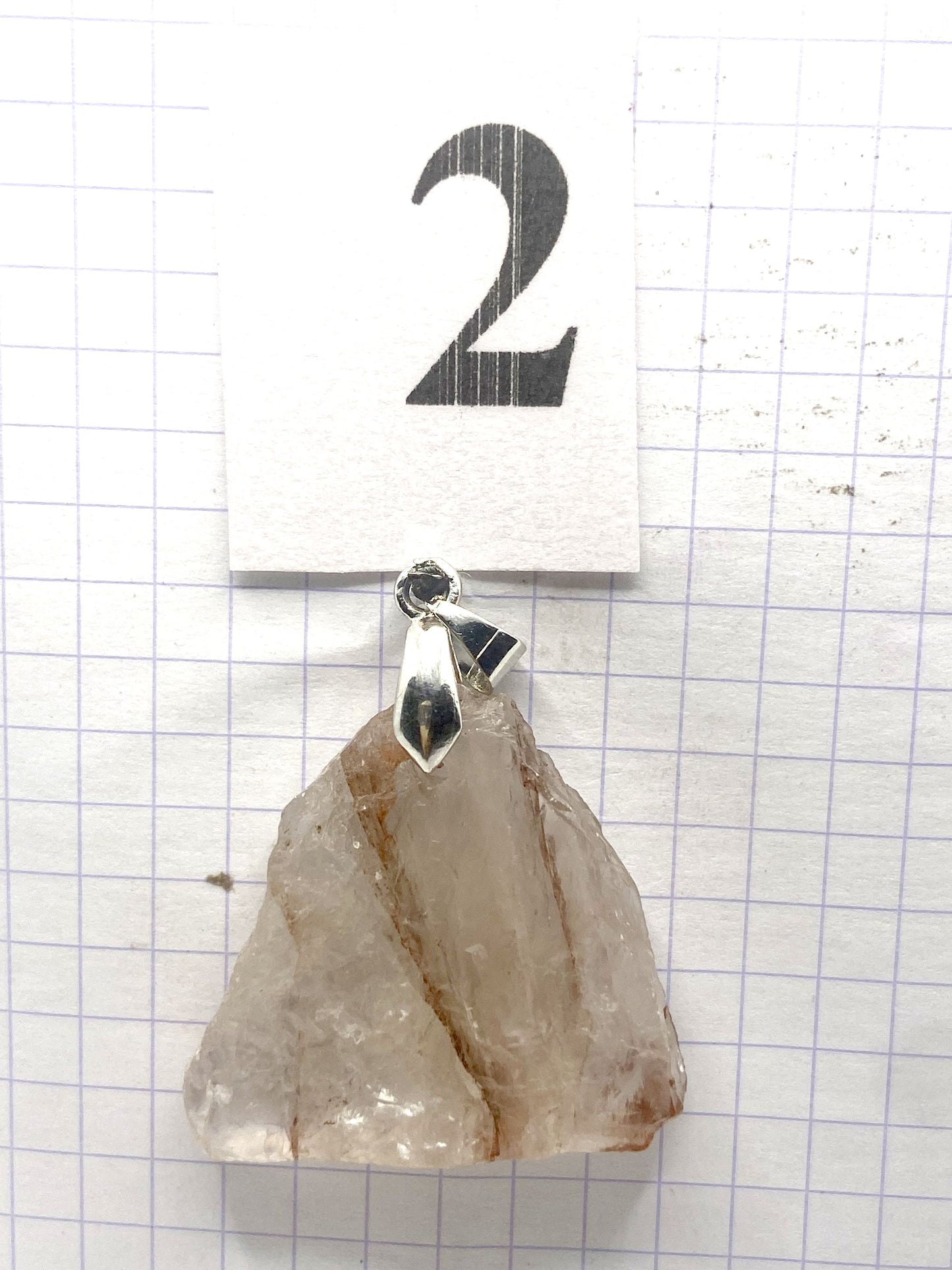 BRUTE QUARTZ HEMATOIDE ROUGE
