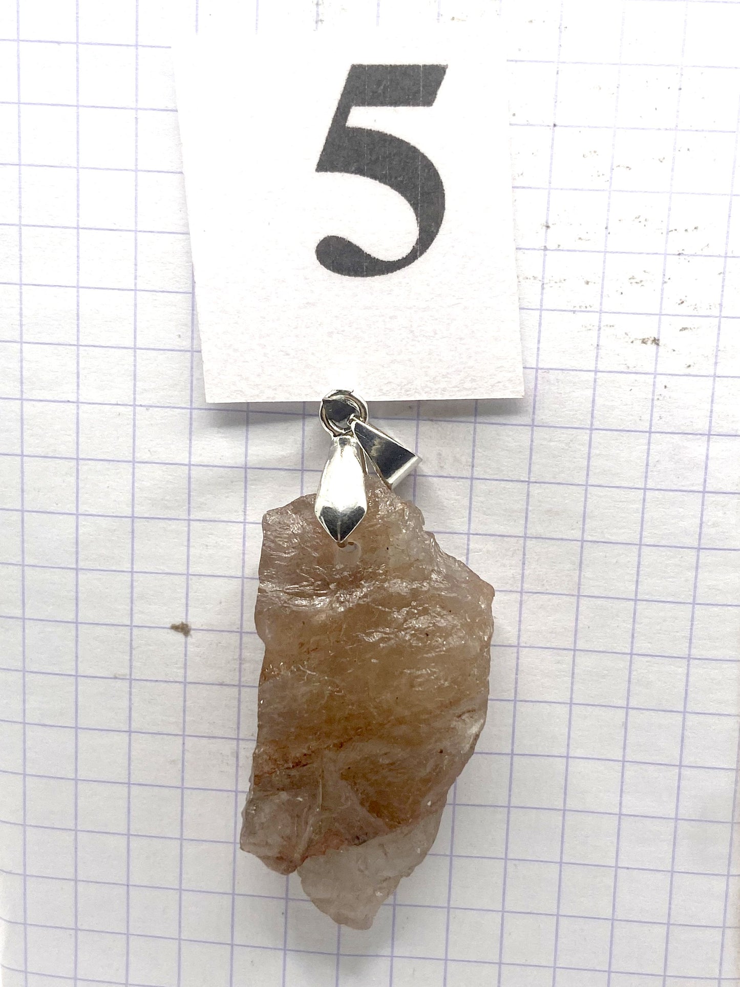 BRUTE QUARTZ HEMATOIDE ROUGE