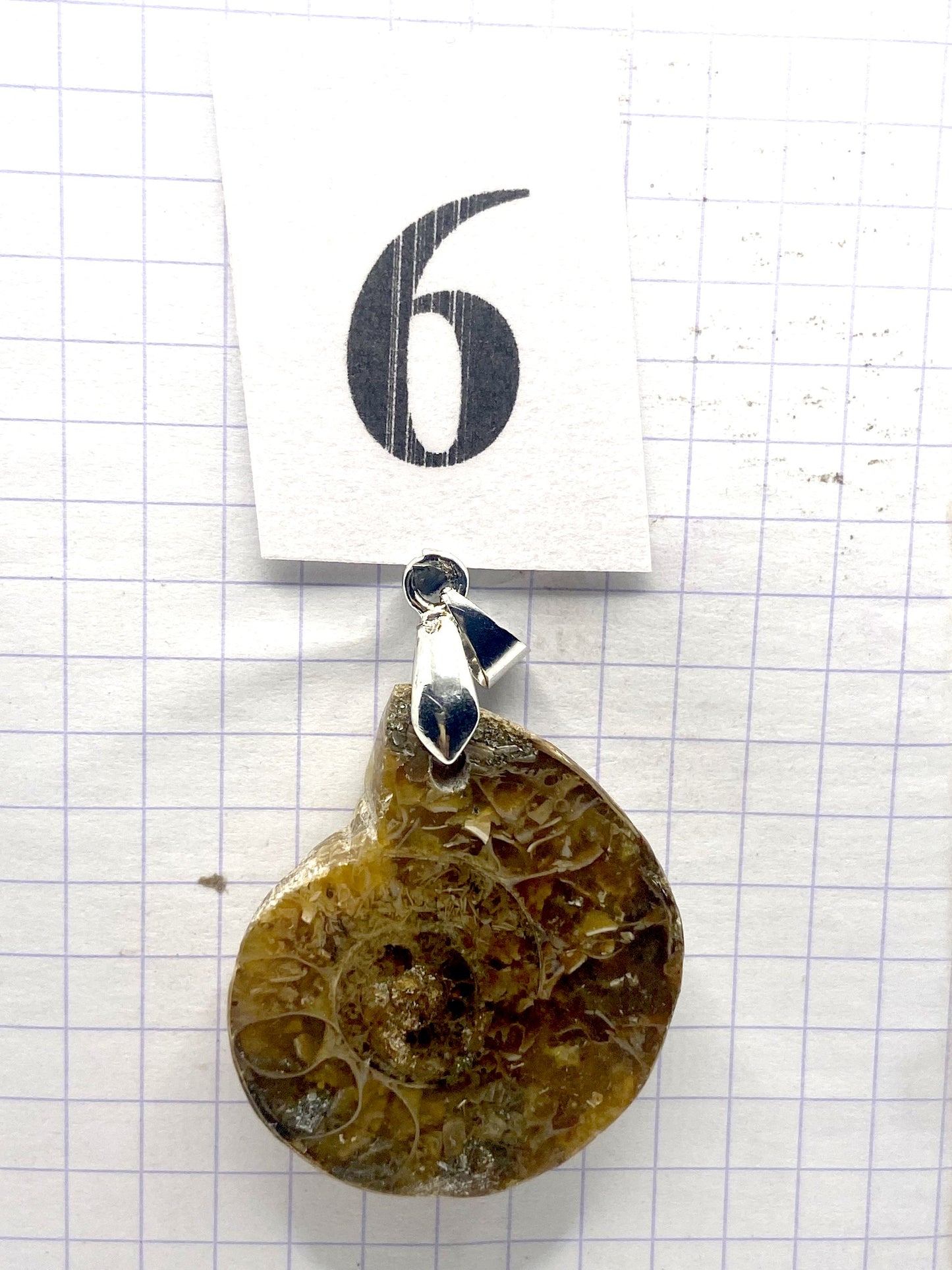 pendentif AMMONITE