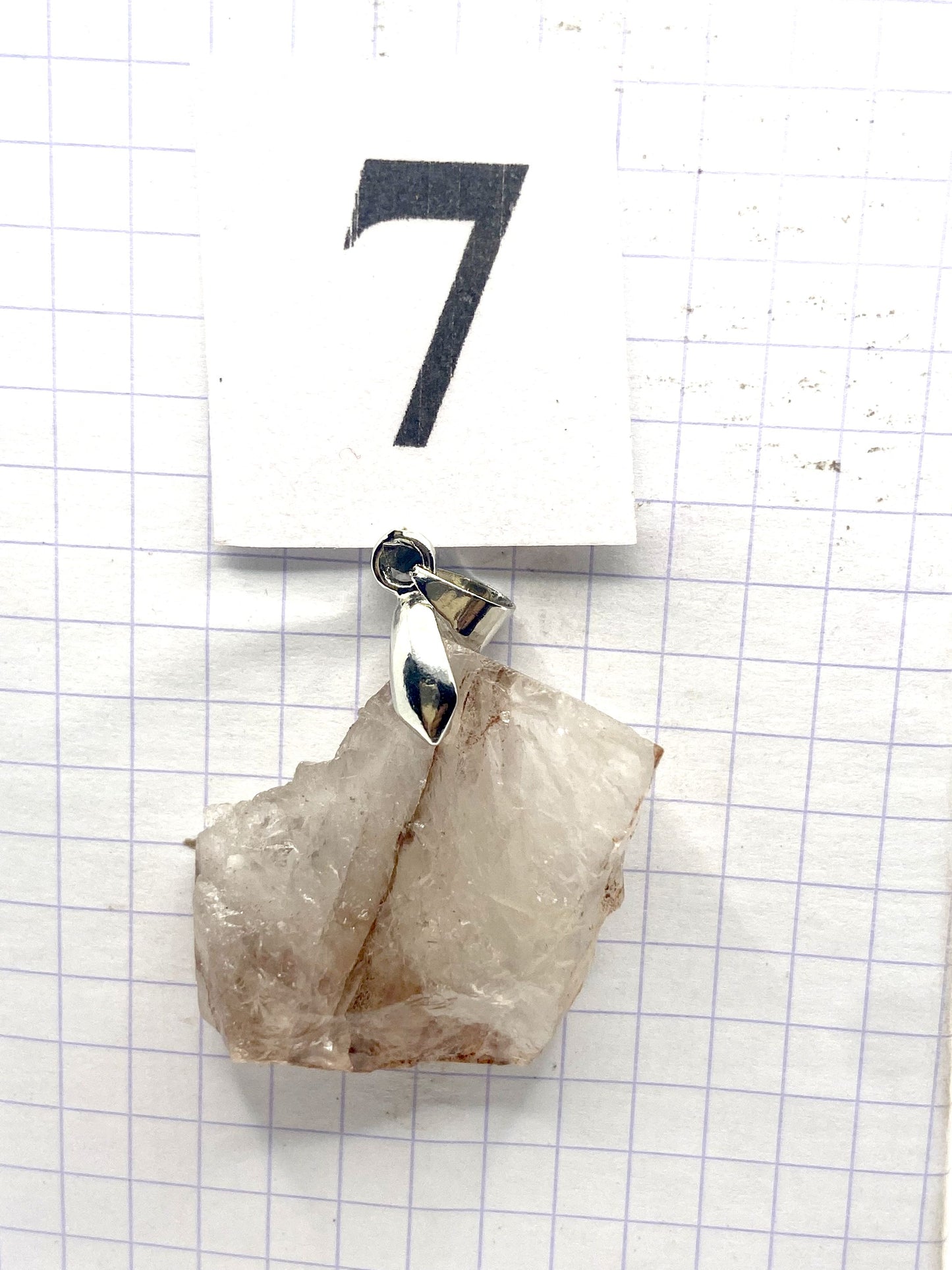 BRUTE QUARTZ HEMATOIDE ROUGE