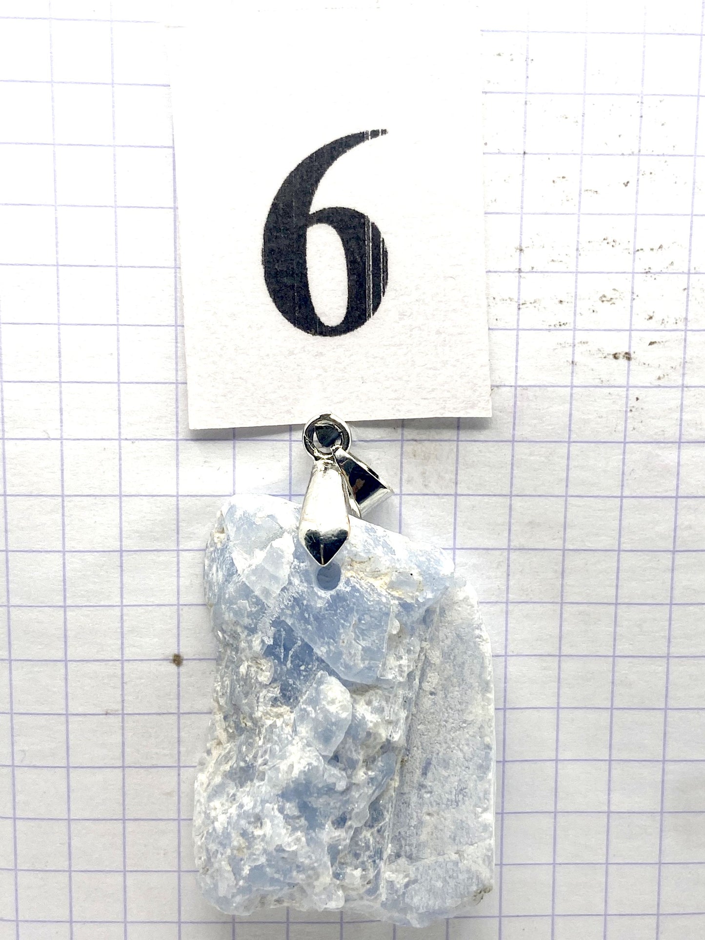 BRUTE CALCITE BLEUE