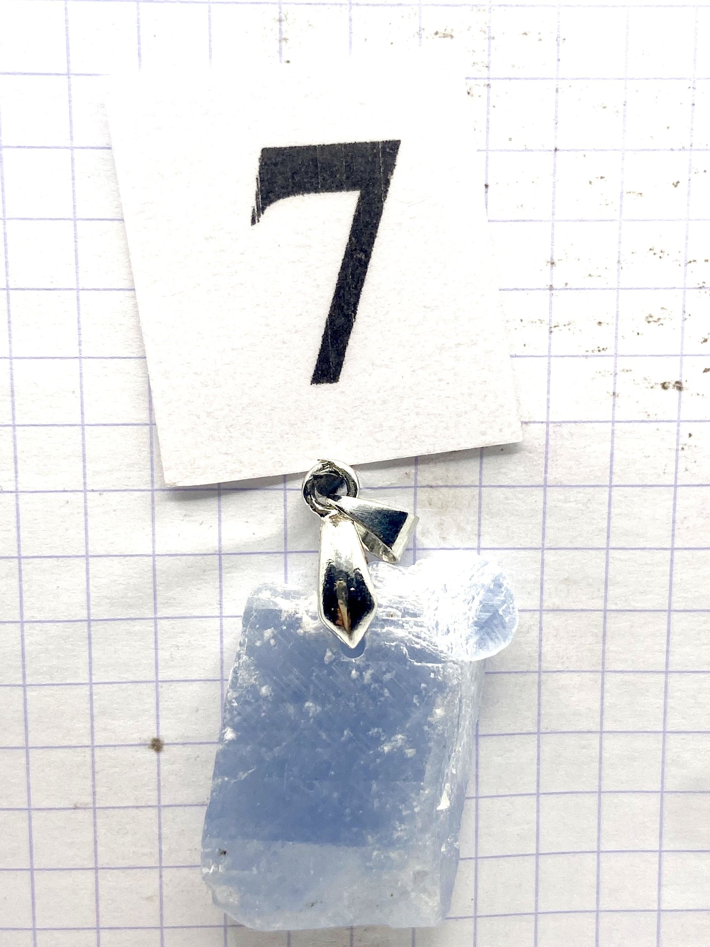 BRUTE CALCITE BLEUE