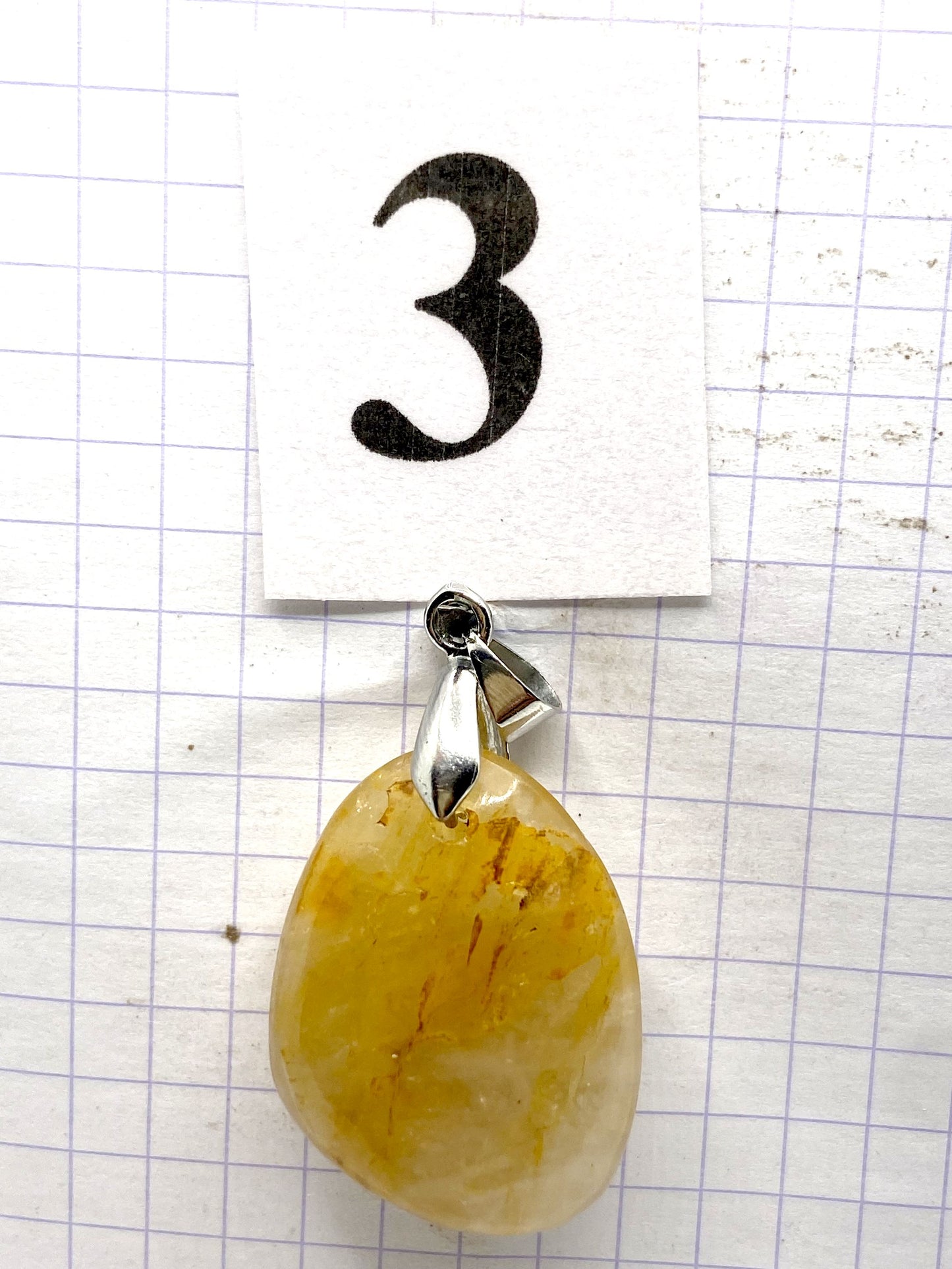 ROULEE QUARTZ HEMATOIDE JAUNE