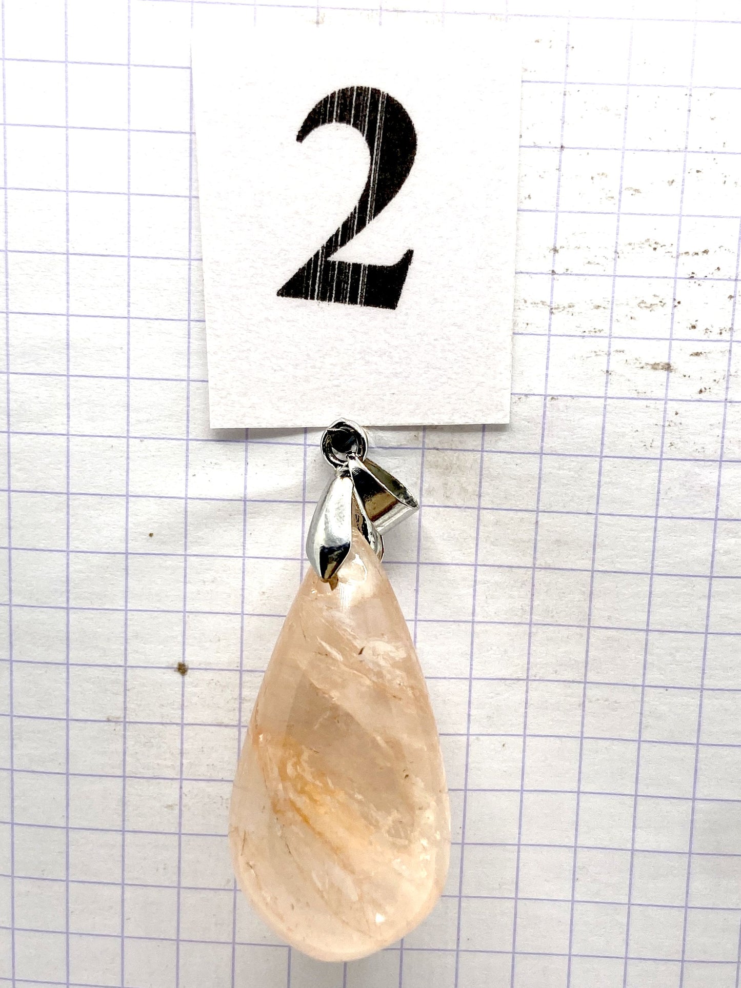 GOUTTE QUARTZ HEMATOIDE ROUGE