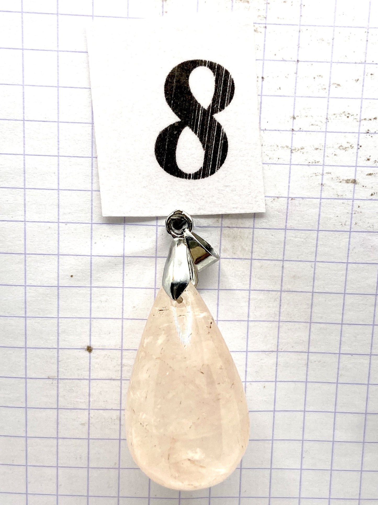 GOUTTE QUARTZ HEMATOIDE ROUGE