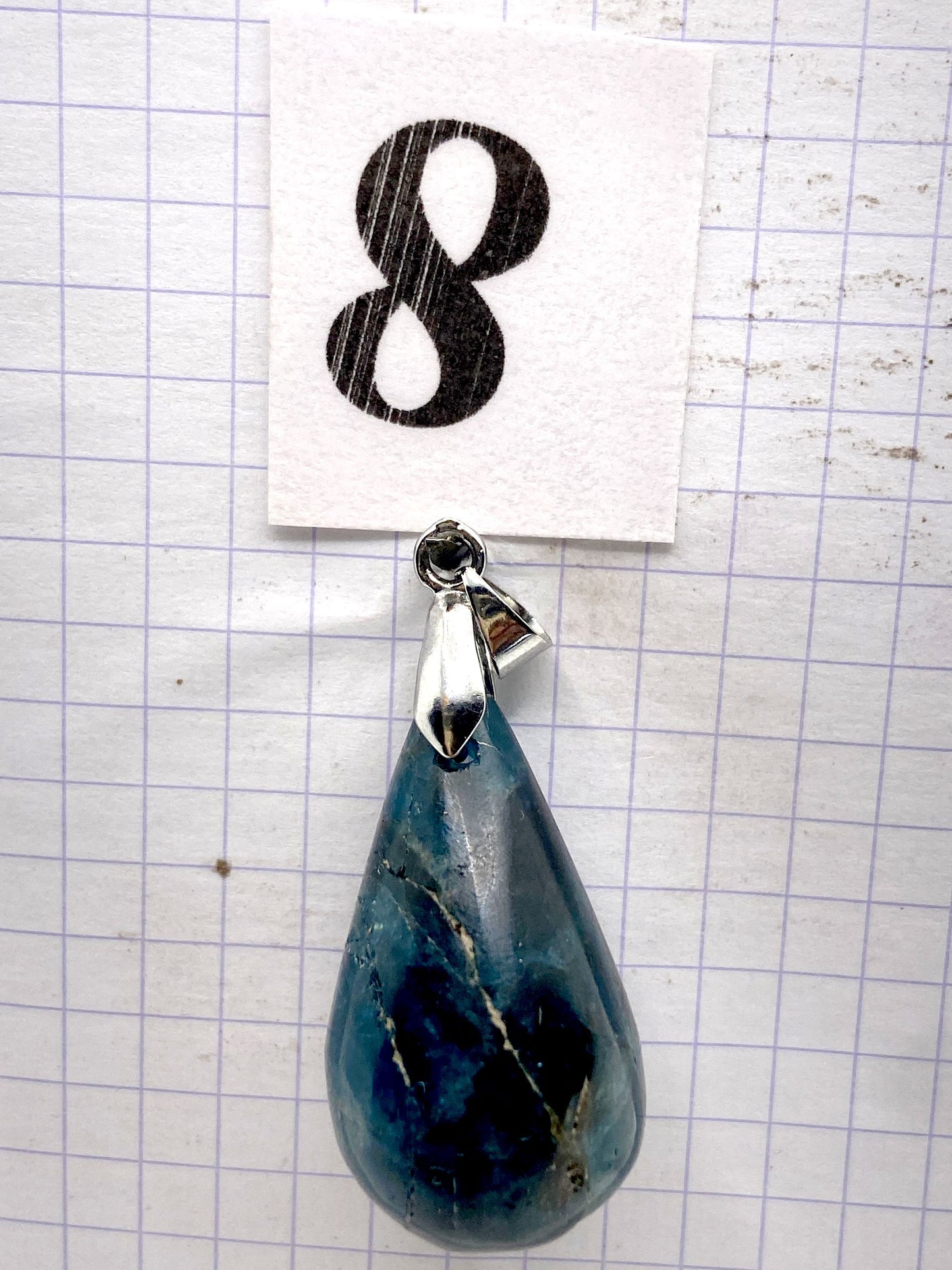 GOUTTE APATITE BLEUE